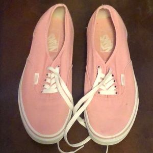 Vans Off The Wall Pink Skateboard Shoes M 7 W 8.5
